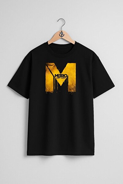 Bahriyeli Collection Tricou unisex cu design supradimensionat pentru piept Me...