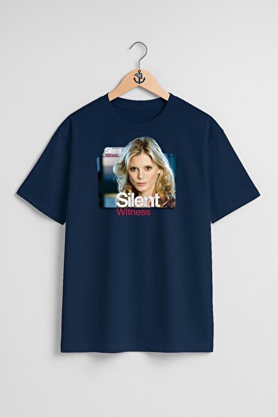 Bahriyeli Collection تي شيرت للجنسين بتصميم صدر Emilia Fox Silent Witness كبي...