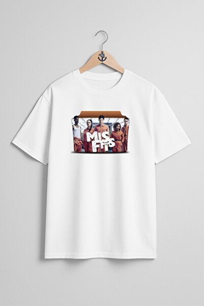 Bahriyeli Collection Oversize Misfits Chest Design Unisex T-Shirt