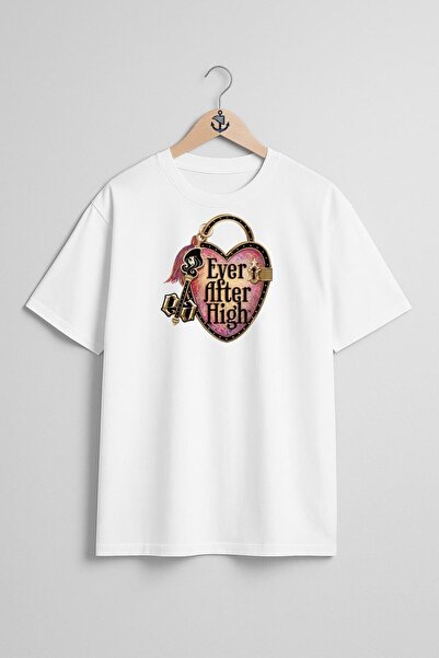 Bahriyeli Collection Oversize Ever after High Doll Chest Design Unisex T-Shirt