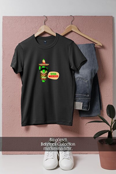 Bahriyeli Collection Oversize Viva Mexico Design Unisex T-Shirt