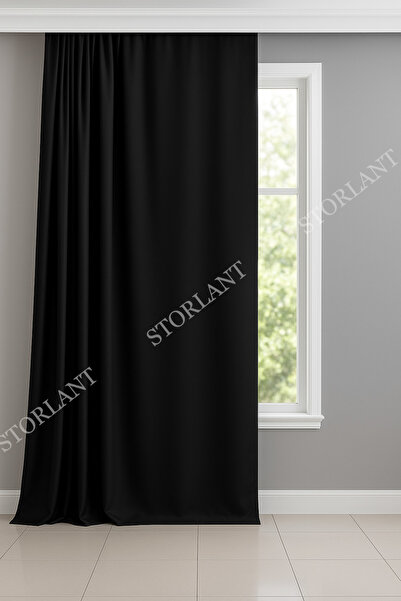Storlant Düz Pile BlackOut Karartma Perde – Işık Geçirmez l Tüm Odalara Karanlık Katar! Favori Ürün