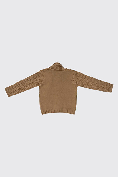 Panço Baby Boy Beige Knitwear Cardigan