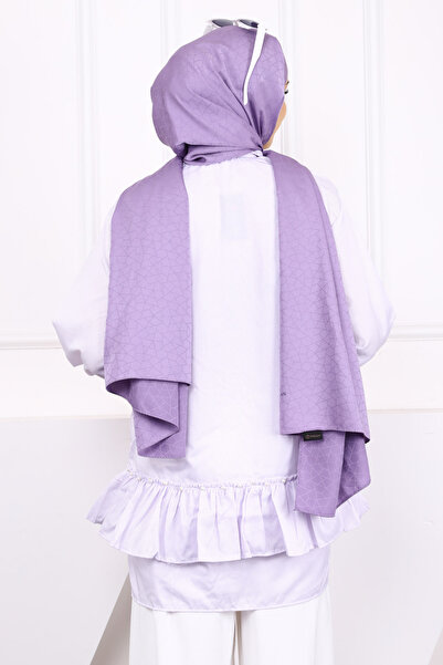 İmajButik Λιλά Ριγέ - Πέρλες Φούστα τουνίκ