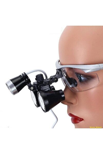 ucuzcu market Tıbbi Cerrahi Büyüteç Gri (led Işıklı-3.5x Büyütme-binoküler Lo...