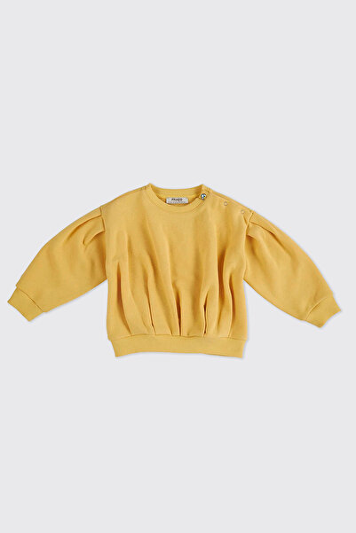 Panço Kız Bebek Sarı Sweatshirt