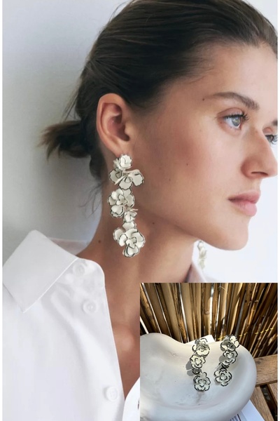 Genel Markalar Marka Model Sallantılı Çiçek Küpe