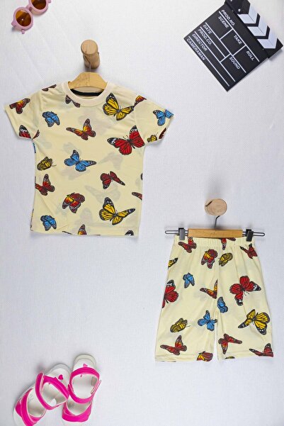 Yalçınoğlu Kids Κοστούμι για κορίτσια I Καλοκαιρινό κοστούμι Πολύχρωμο εμπριμ...