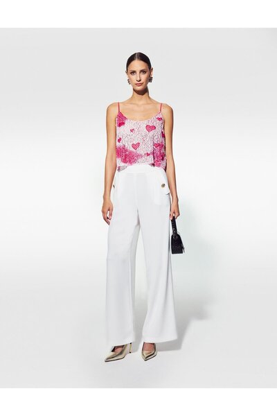 İLVİ Peony Fuchsia Women's Blouse