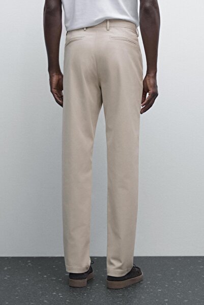 Massimo Dutti Slim fit dokulu pantolon