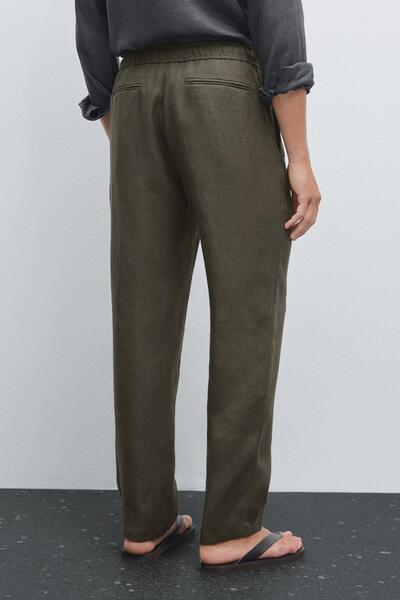 Massimo Dutti %100 keten jogger pantolon