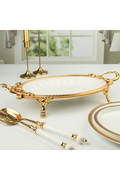 ROY KING Royking Elegance Oval Sunum Tabak Gold 41CM PCL 021