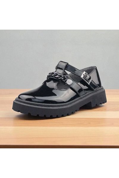 JOJO KIDS Pantofi de scoala pentru fete, pantofi clasici