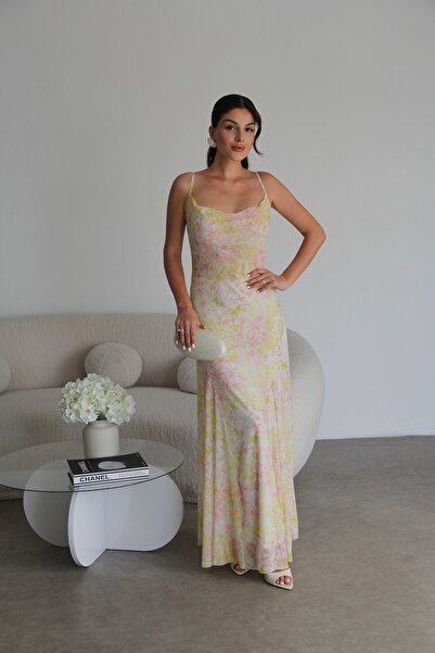 Julidress Rochie din tul din șifon premium, cu bretele, fără bretele