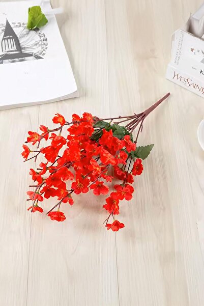 Buka Shops 9 Dallı Yapay Erik Çiçeği Demeti - (Plum Blossom) - 42 cm - 81 Çiç...