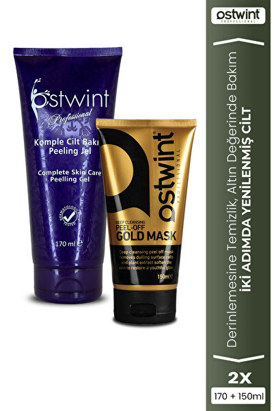 Ostwint Golden Mask Soyulabilir Altın Maske 150 Ml & Peeling Jel 170 Ml