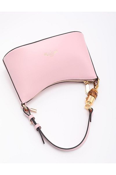 İLVİ Blaise Leather Pink Women's Shoulder Bag