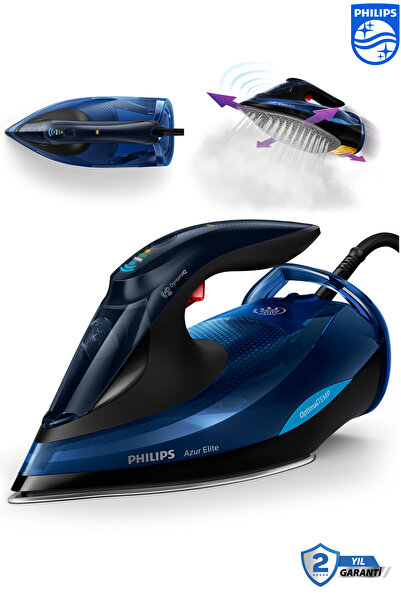 Philips Azur Elite Optimaltemp Teknoliji Buharlı Ütü | Harekete Duyarlı 2600Watt Yüksek Performans