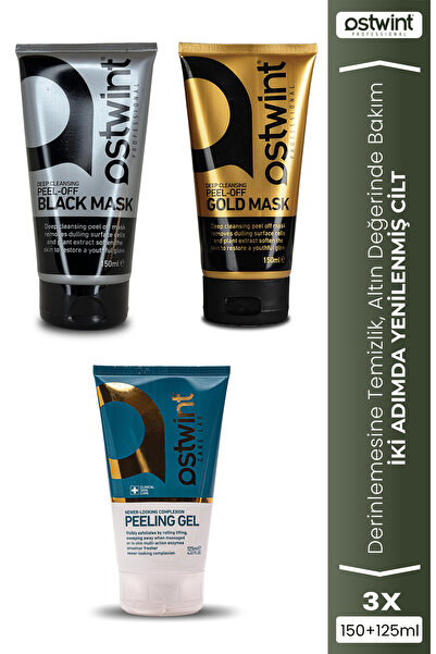 Ostwint Gold Yüz Maskesi Black Yüz Maskesi Soft Peeling Jel