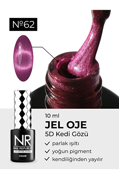 Nail Republic Kedigözü 10 ml 5d 62