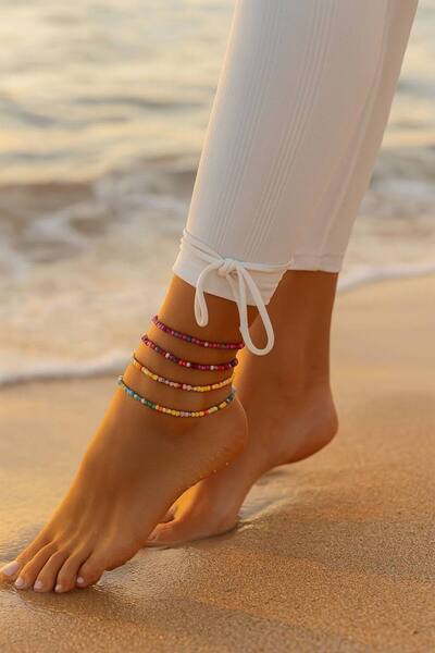 Femenino rengarenk 4'lü halhal