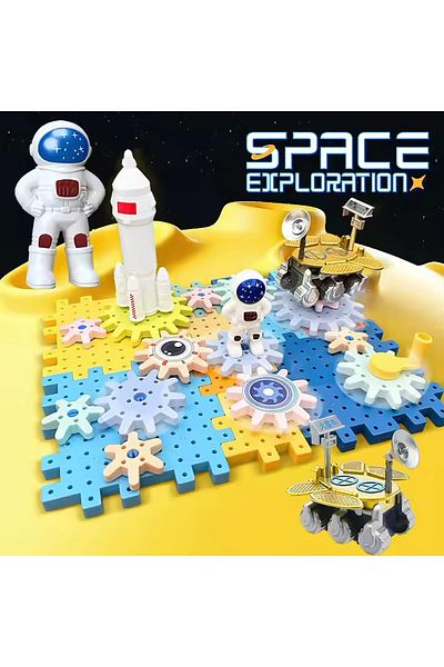 Twisoo Space Mars Exploration STEM Building Blocks – 52-Piece