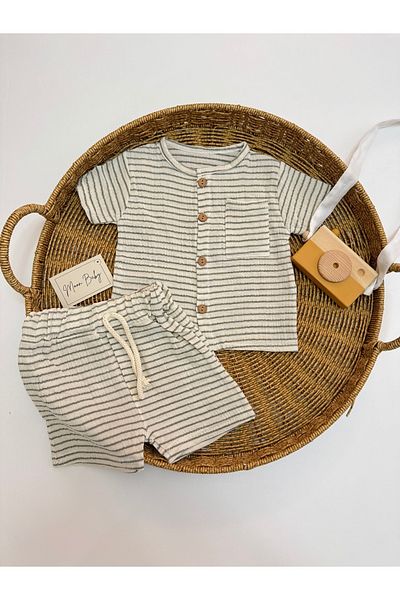 By Murat Bebe Muslin Fabric Summer Baby Set
