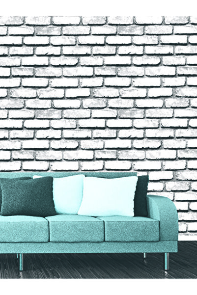 Golden Duvar Kağıdı 15316 3D TUĞLA - BEYAZ 5.2m2