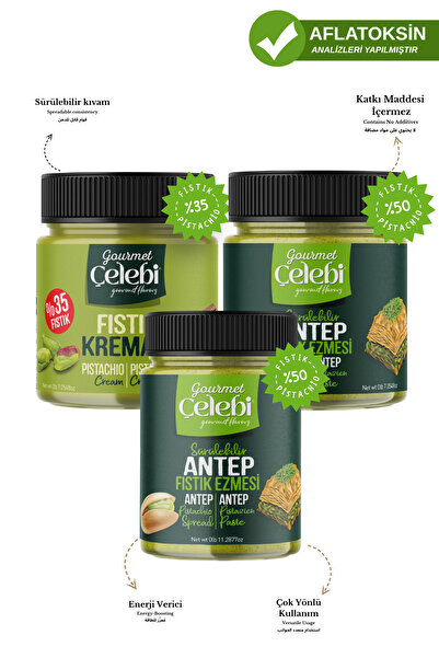 gourmet çelebi Antep Fıstığı (ÖZEL PAKET)
