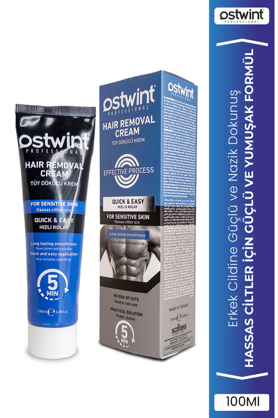 Ostwint Hassas Ciltler Için Tüy Dökücü Krem 100 ml Erkek