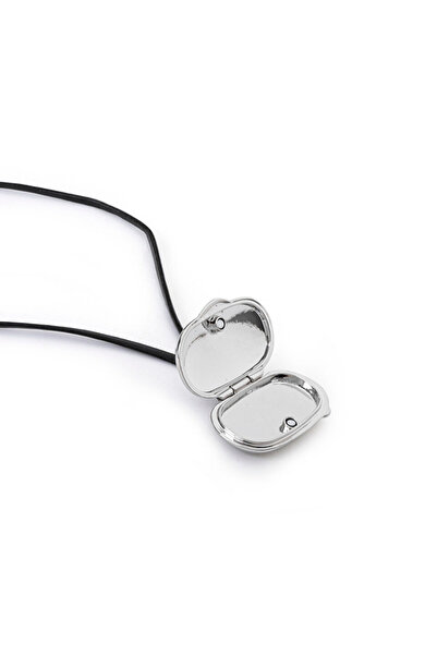Twist METAL UÇLU DERİ İP KOLYE