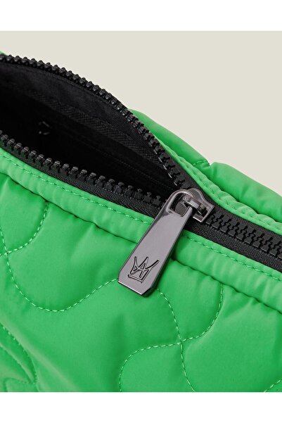 Accessorize Kapitone Çapraz Çanta Yeşil