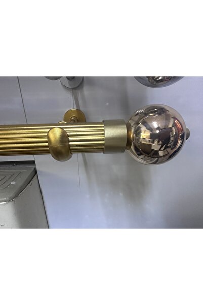 Emsal LÜKS PERDE METAL RUSTİK FON 100CM GOLD