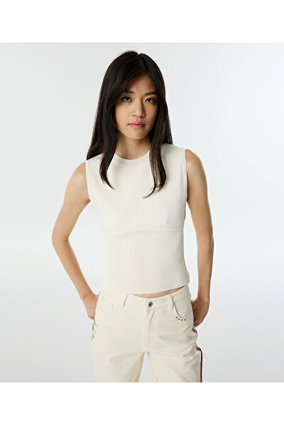 Twist Contrast Textured Knitwear