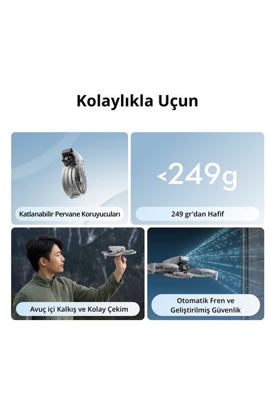 DJI Flip Fly More Combo (DJI Rc 2) (Gl) | Türkiye Karacasulu Garantili |