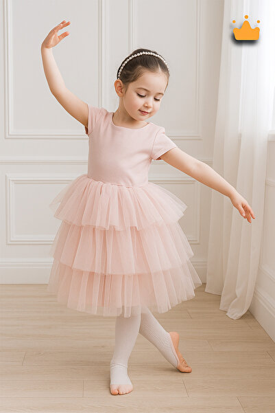 MİNİMONY 4-8 ani Rochie de seară pentru fetiță cu coroană de perle Fusta din ...