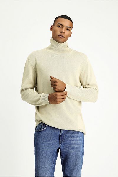 Kiğılı Turtleneck Regular Fit Cotton Knitwear Sweater