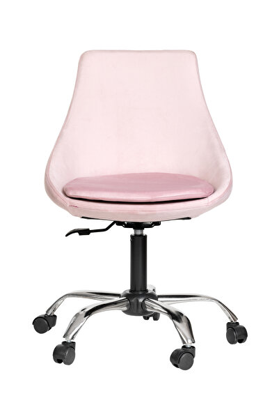 MARKAELZ Krom Metal Ayaklı Ofis Çocuk Odası Çalışma Sandalyesi (AYARLANILABİL...