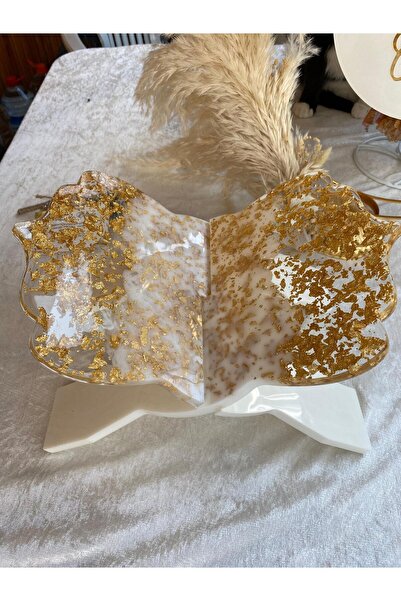 Yopoksi Desing رافعة ملونة، مطلية بالذهب، حامل كتب