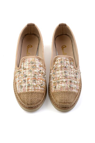 Bambi Beige Women's Espadrille K01678016104
