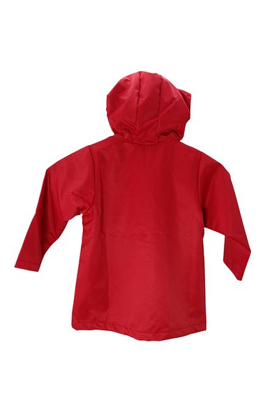 fancykidsantalya Boys' Hooded Raincoat – Lined, Zippered, Comfortable and Stylish