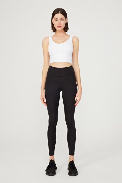 Los Ojos White V-Neck Lightly Supported Covered Sports Bra Vneck