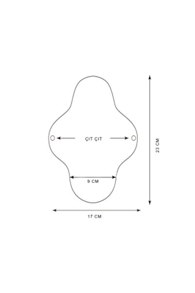 Ponped Bambu Yıkanabilir Doğal Kadın Pedi 6'lı (NORMAL - AÇIK RENK) - Fırsat Set
