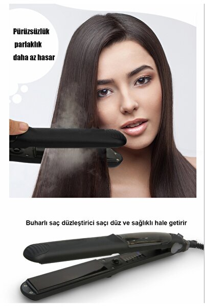 Lydsto Beauty Steam Style Hair Buharlı Saç Düzleştirici ve Saç Şekillendirici...