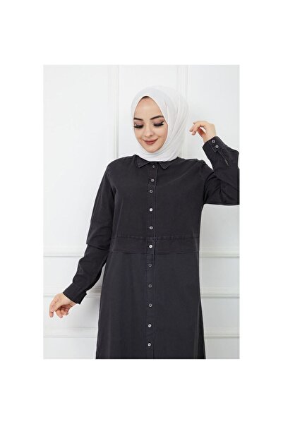 VELLICHOR Τυπωμένο Λεπτομερές Τουνίκ Ανθρακί