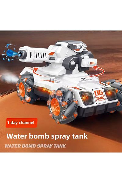 HAIZOL Stunt 4 x 4 Remote Control Large Water Bomb Car Tank Toy Off-Road Vehicle with Four-Wheel Drive Clim