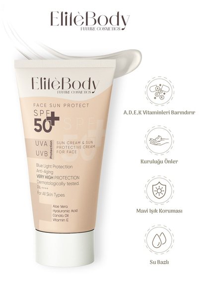 EliteBody Colorless Facial Sunscreen SPF 50+ High Protection