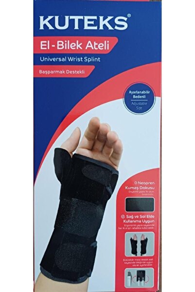 Kuteks El Bilek Ateli Neopren - Başparmak Destekli Çift Taraflı