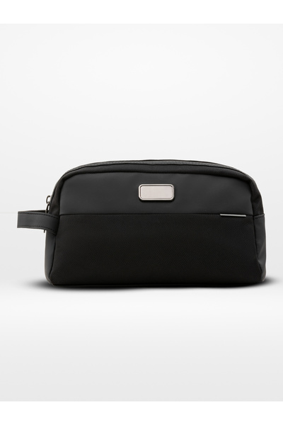 ORYX Black Travel Organizer Pouch – Spacious Essentials Bag