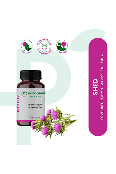 PHYTOCENTER Shed Devedikeni Ve Enginar Içeren Takviye Edici Gıda 120 Kapsül